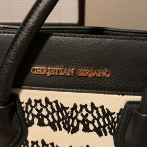 Christian Sirano Black Purse Handbag